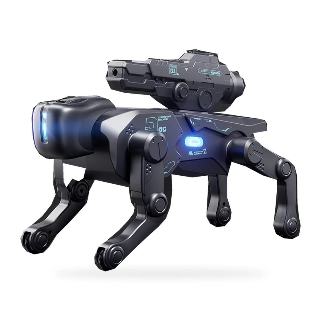 GLT002 main product image AI Intelligent Mechanical Dog Toy- Black