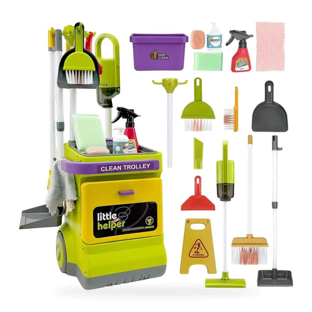 Cleaning Cart Playset (Non-Electric)_2