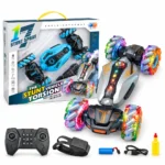 GLT047 stunt rolling radio control car with packaging and accessories