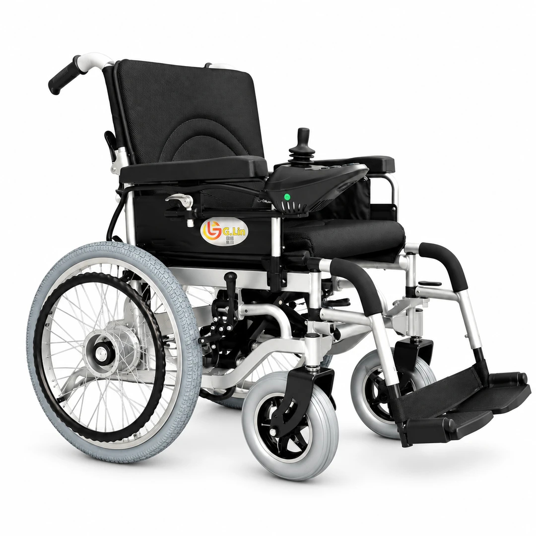 GLT103 main product image Electric Wheelchair 660 – Black - Image 1